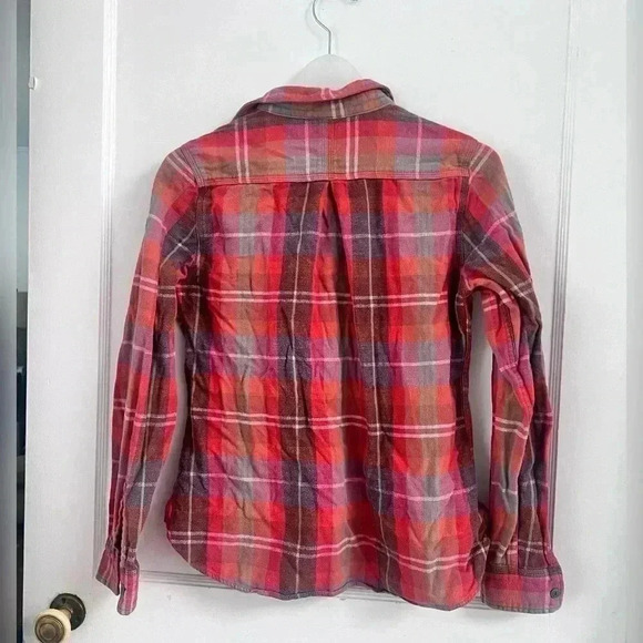 Woolrich red flannel button down shirt Size M - Picture 3 of 4